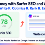 Make money with Surfer SEO and Writesonic by writing and optimizing SEO content in 2026