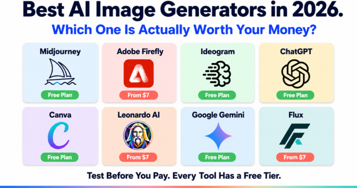 Best AI image generators in 2026 including Midjourney, Adobe Firefly, Ideogram, Canva, Leonardo AI, and Google Gemini compared side by side