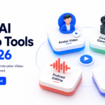 Best AI video tools in 2026 including HeyGen, Kling AI, Runway, Synthesia, Descript, and Opus Clip compared