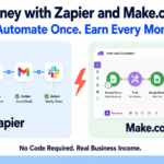 Make money with Zapier and Make.com by offering no-code automation services to small businesses in 2026