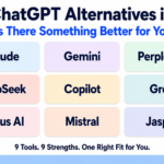 Top ChatGPT alternatives in 2026 including Claude, Gemini, Perplexity, DeepSeek, and Jasper compared