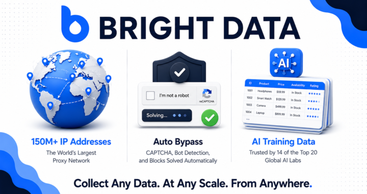 Bright Data review 2026 covering proxy network pricing, Web Unlocker API, features, pros and cons for developers and enterprises