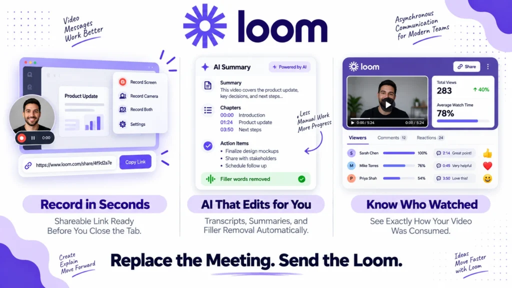 Loom review 2026 covering post-Atlassian pricing from $18 per user, AI features, stability concerns, pros and cons versus Descript and Claap