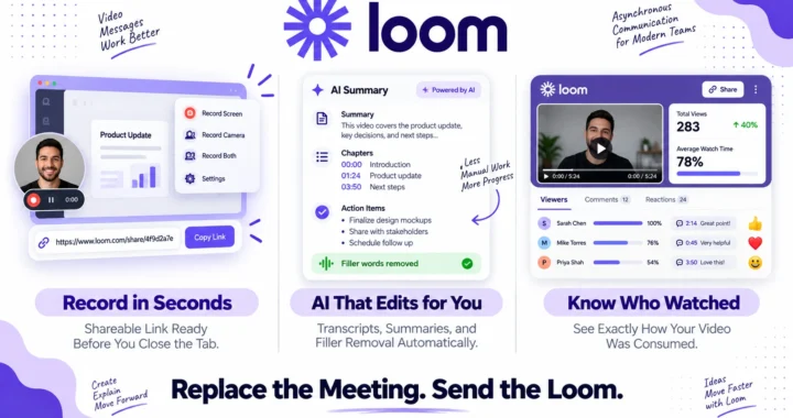 Loom review 2026 covering post-Atlassian pricing from $18 per user, AI features, stability concerns, pros and cons versus Descript and Claap