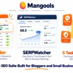 Mangools review 2026 covering KWFinder pricing from $29.90 per month, five SEO tools, pros and cons versus Ahrefs and Semrush for bloggers and small businesses