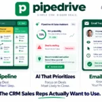 Pipedrive review 2026 covering pricing from $14 to $79 per user, visual pipeline features, AI Sales Assistant, pros and cons versus HubSpot and Salesforce